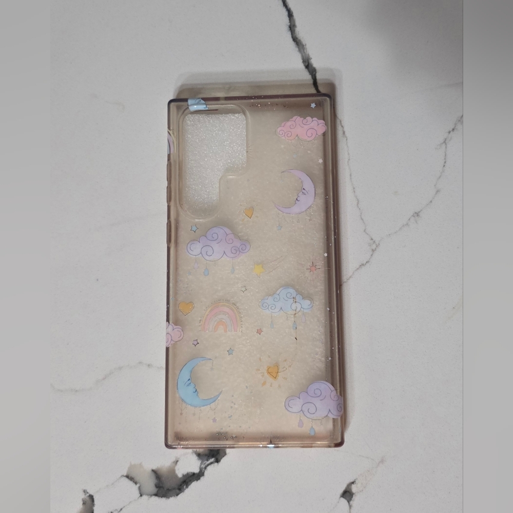 Velvet Caviar Pastel Cloud and Moon Phone Case